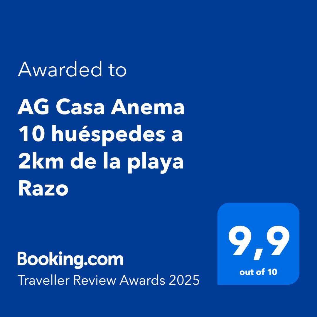 Ag Casa Anema 10 Huespedes A 2Km De La Playa Razo Villa A Coruna Exterior photo